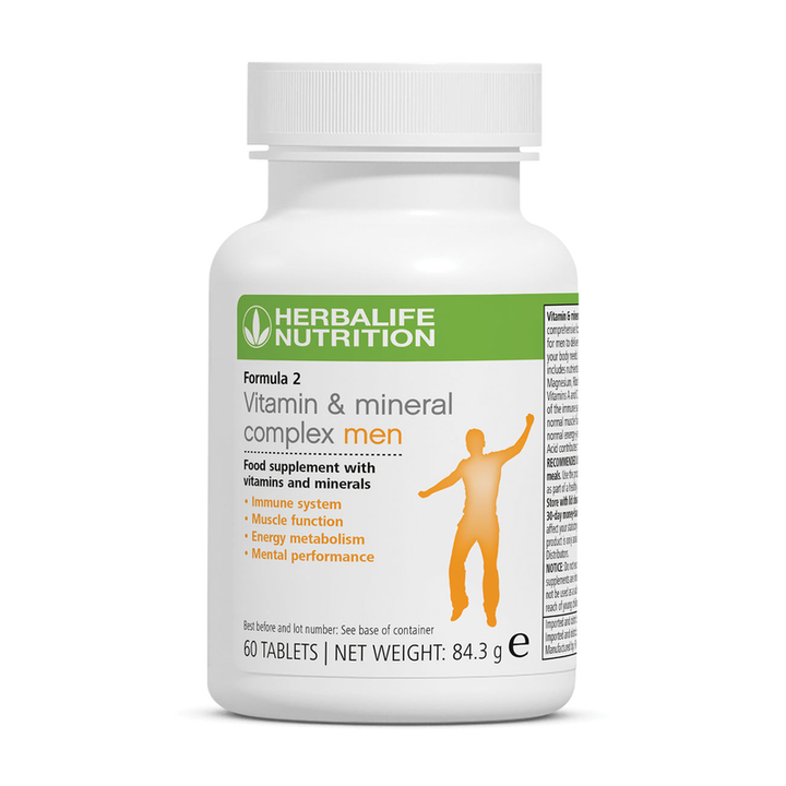 Herbalife Formula 2 Vitamin & Mineral Complex Men – 60 Tablets